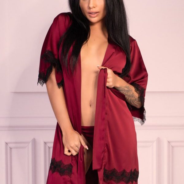 Aresmina LC 90564 Cherry Mahogany Callection szlafrok