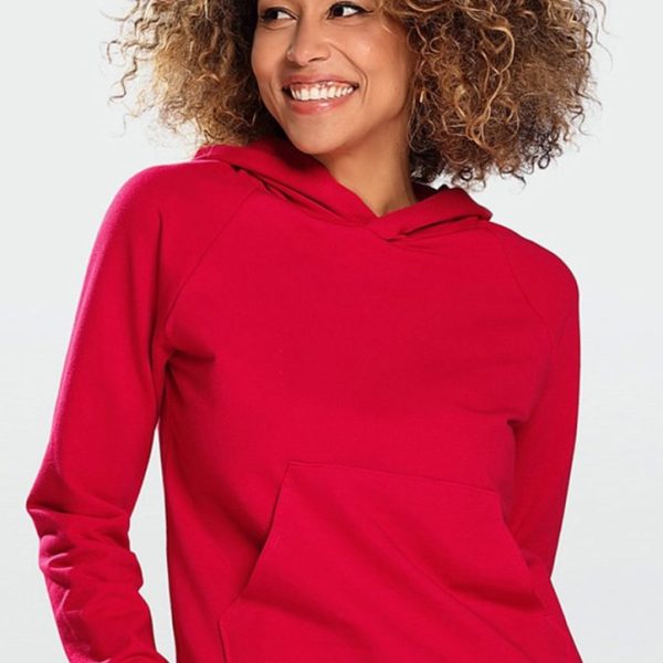 BLUZA SEATTLE CZERWONY BAWEŁNA