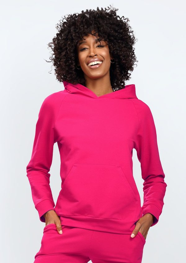 BLUZA SEATTLE MALINA BAWEŁNA