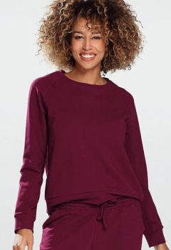 BLUZA WENEZJA BORDO BAWEŁNA