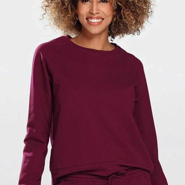 BLUZA WENEZJA BORDO BAWEŁNA
