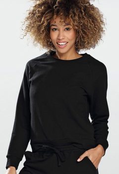 BLUZA WENEZJA CZARNY BAWEŁNA