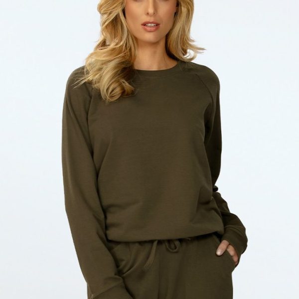 BLUZA WENEZJA KHAKI BAWEŁNA
