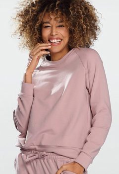 BLUZA WENEZJA PUDER BAWEŁNA