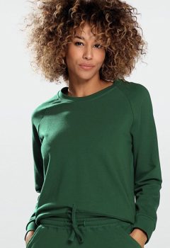 BLUZA WENEZJA ZIELONY BAWEŁNA