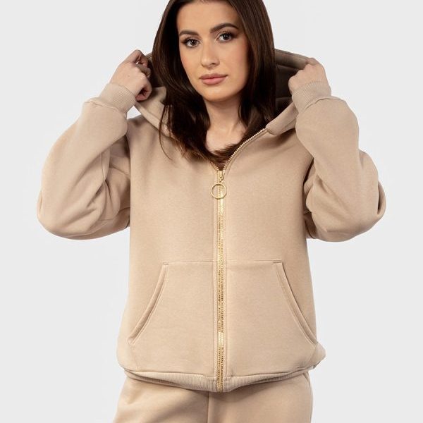 Bluza DK-K-B1 CAPPUCCINO BAWEŁNA GRUBA
