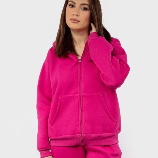 Bluza DK-K-B1 FUKSJA BAWEŁNA GRUBA