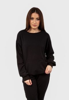 Bluza DK-K-B2 CZARNY BAWEŁNA