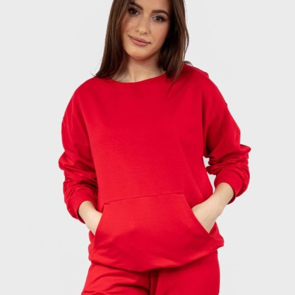 Bluza DK-K-B2 CZERWONY BAWEŁNA
