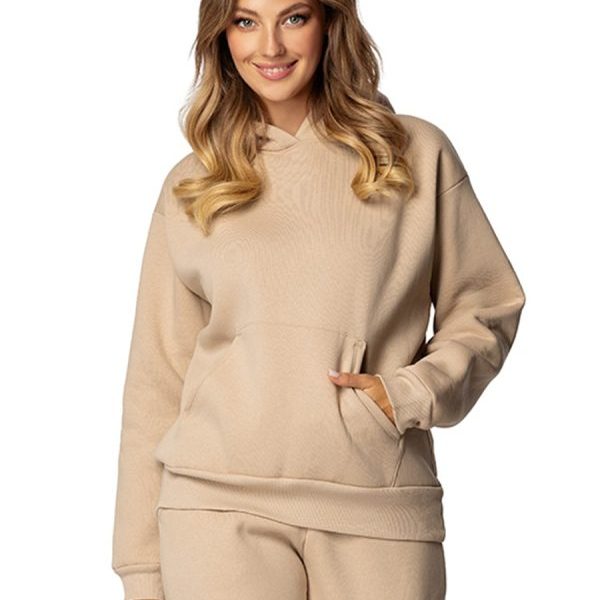 Bluza DK-K-B6 CAPPUCCINO BAWEŁNA GRUBA