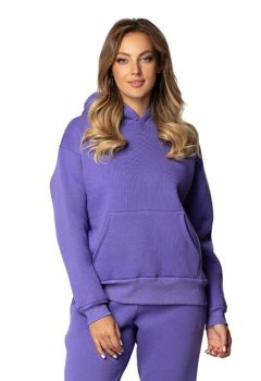 Bluza DK-K-B6 FIOLET BAWEŁNA GRUBA