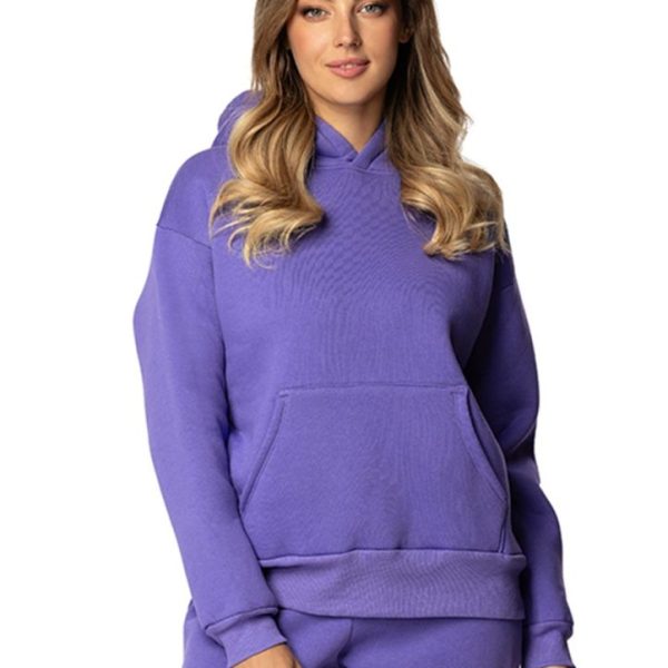 Bluza DK-K-B6 FIOLET BAWEŁNA GRUBA