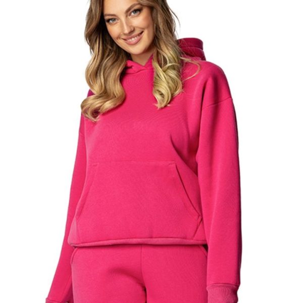 Bluza DK-K-B6 FUKSJA BAWEŁNA GRUBA