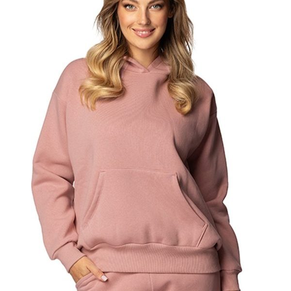Bluza DK-K-B6 PUDER BAWEŁNA GRUBA