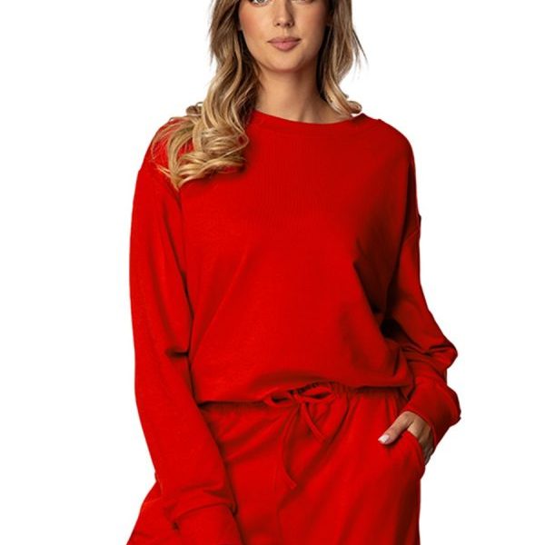 Bluza DK-K-B7 CZERWONY BAWEŁNA