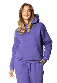 Bluza DK-K-B9 FIOLET BAWEŁNA GRUBA