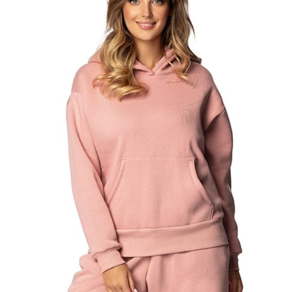 Bluza DK-K-B9 PUDER BAWEŁNA GRUBA