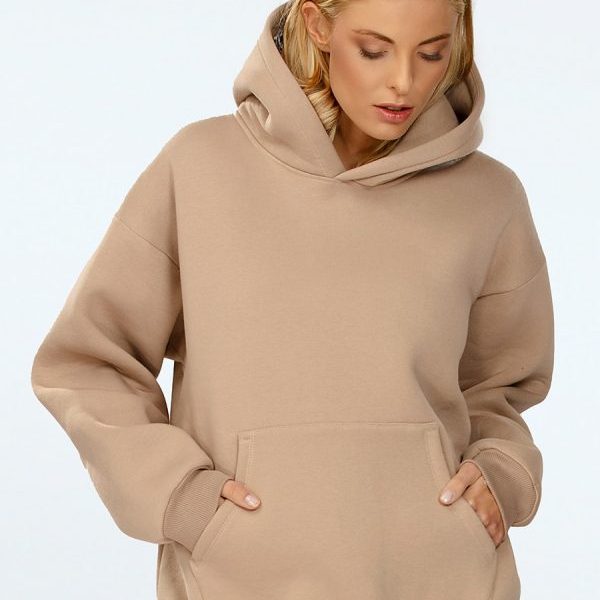 Bluza Oseye CAPPUCCINO BAWEŁNA GRUBA