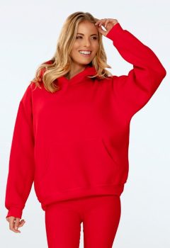 Bluza Oseye CZERWONY BAWEŁNA GRUBA