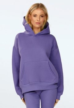 Bluza Oseye FIOLET BAWEŁNA GRUBA