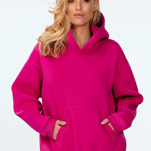 Bluza Oseye FUKSJA BAWEŁNA GRUBA