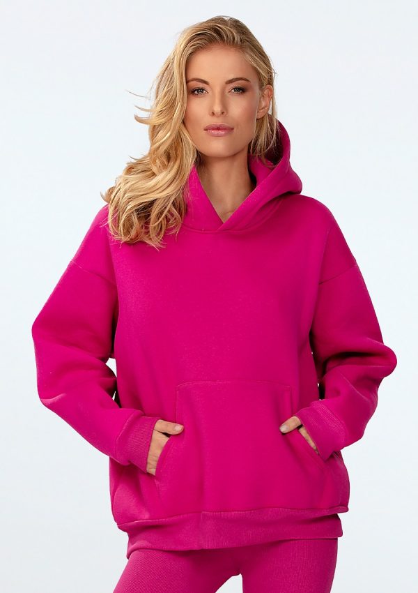 Bluza Oseye FUKSJA BAWEŁNA GRUBA
