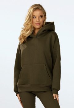 Bluza Oseye KHAKI BAWEŁNA GRUBA