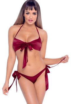 Bra and Briefs red