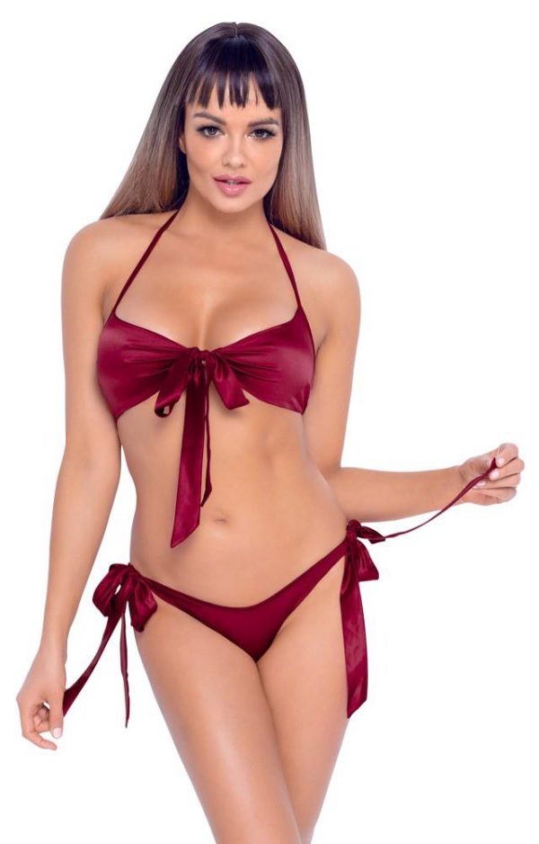 Bra and Briefs red