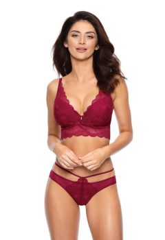 Charlize/PG1 biustonosz push-up bordo