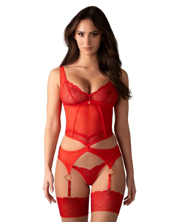 Cupide Desir gorset i stringi