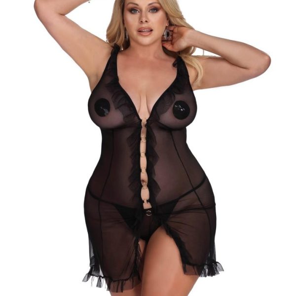 DIXIE black chemise (czarna halka)