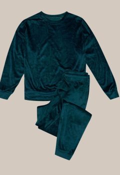 DRES TARO Komplet bluza+spodnie butelkowa zieleń