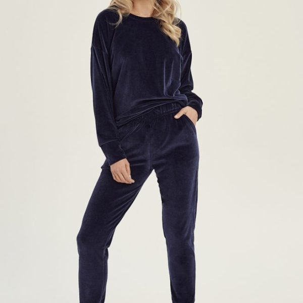 DRES TARO Komplet bluza+spodnie granatowy