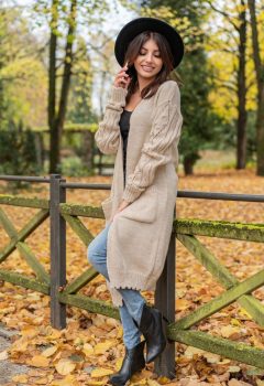 Delaina Beige sweter