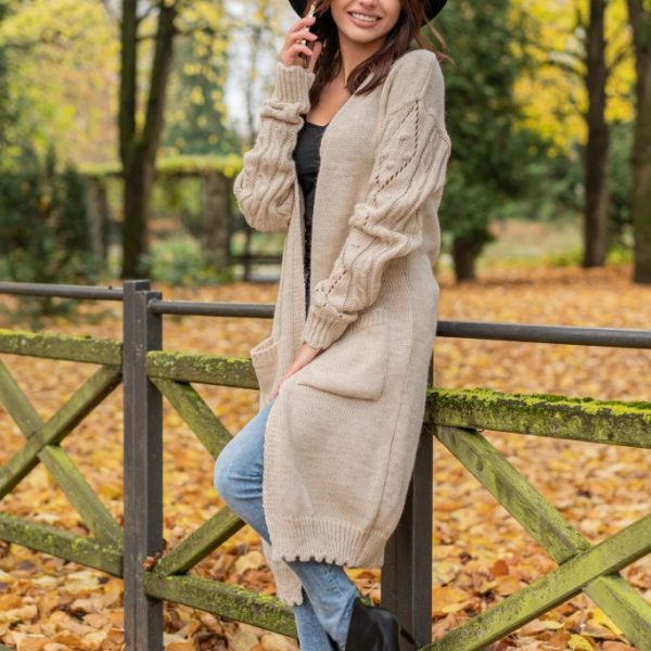 Delaina Beige sweter