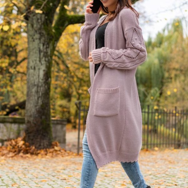 Delaina Dusty Rose sweter