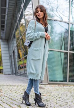Delaina Mint sweter