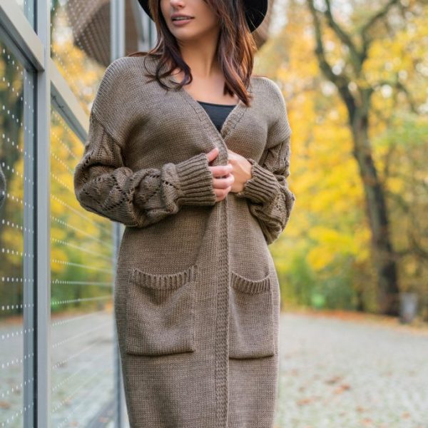Delaina Mocca sweter