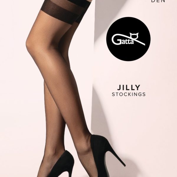 1 POŃCZOCHY GATTA JILLY STRETCH SAMONOŚNE 15 den PROMO