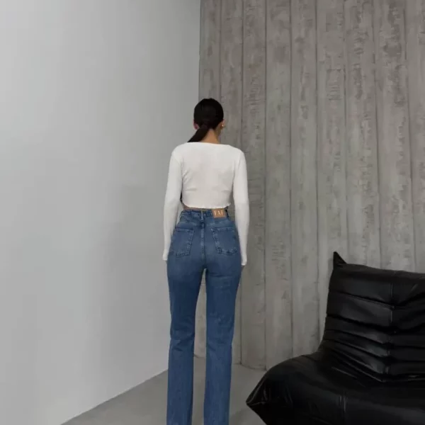 Spodnie jeansy ciemnoniebieskie